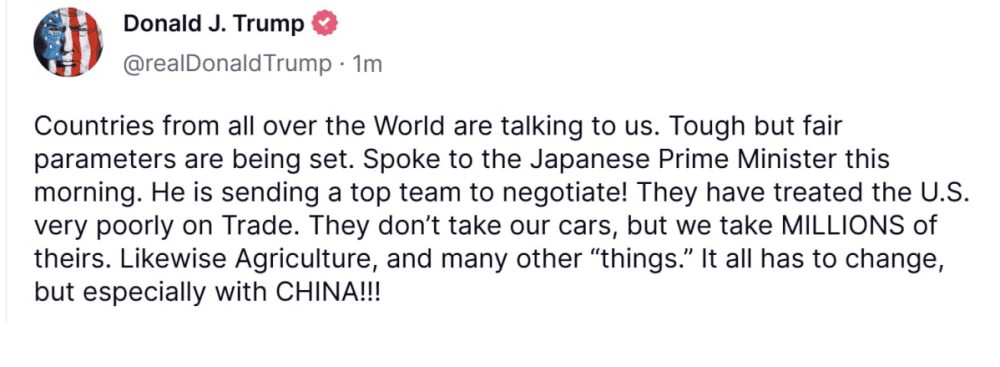 Trump says tariffs force countries to negotiate with the US - ExpertFX School