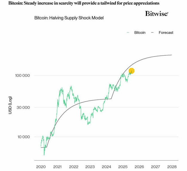 Bitwise projects Bitcoin between 0,000 and 0,000 with “offer shock” model - ExpertFX School
