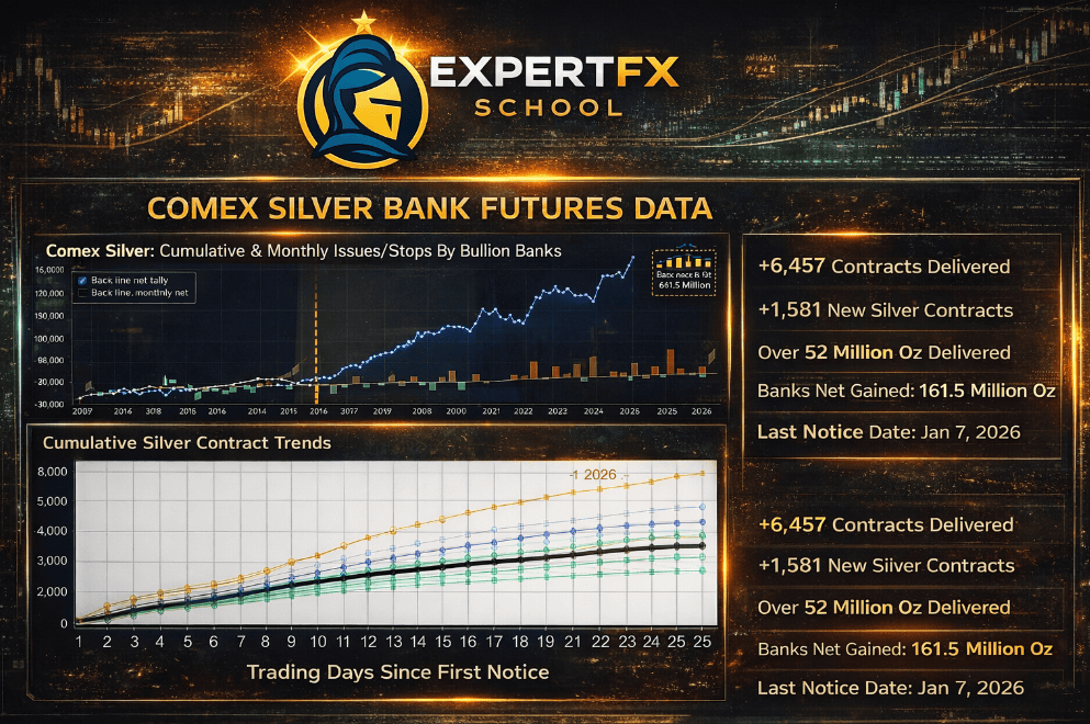 Bank Buying Panic – Silver XAGUSD 31 Million Ounces Drained in Inactive Month - ExpertFX School